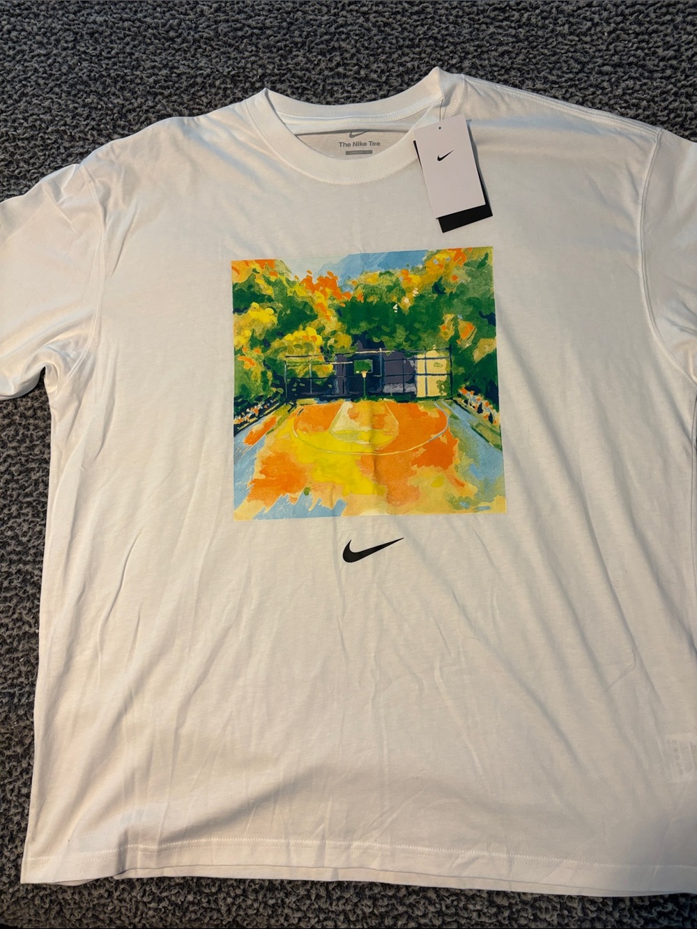 Nike Men’s Size XL White “The Nike Tee” NWT!